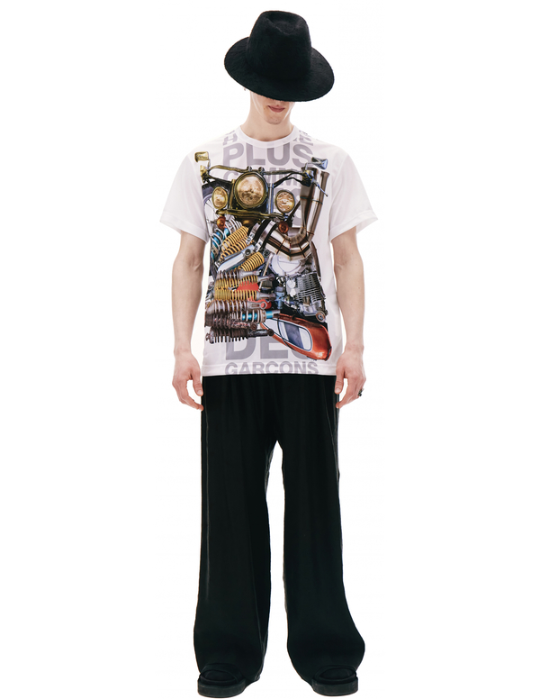 Comme des Garcons Homme plus White Printed T-shirt Comme des Garcons Homme plus White Printed T-shirt