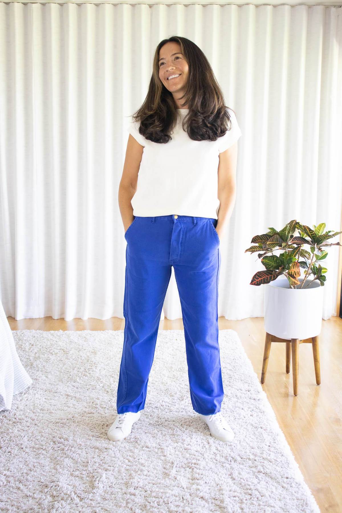 Sultan Wash Work Pant UK French Blue Garmentory