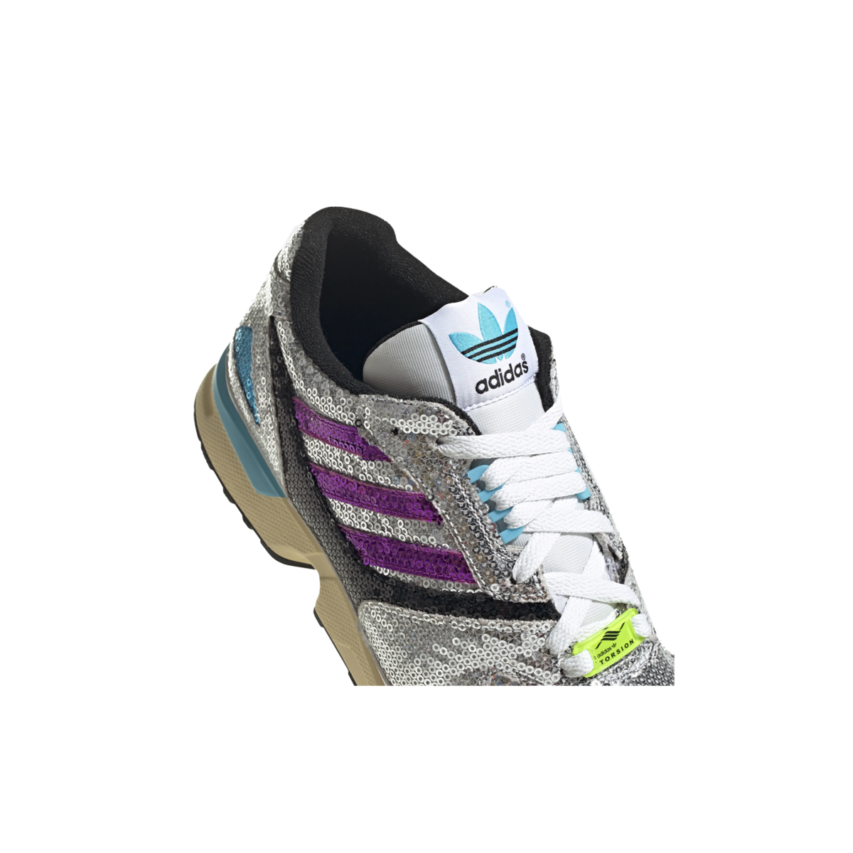 adidas ZX 4000 Glitter Silver Women FY4826 | Garmentory