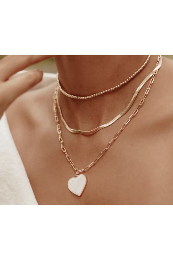 Alexa Leigh Rainbow Heart Charm - 14k 