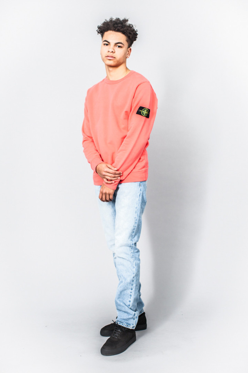 Stone Island Crewneck Sweatshirt Coral
