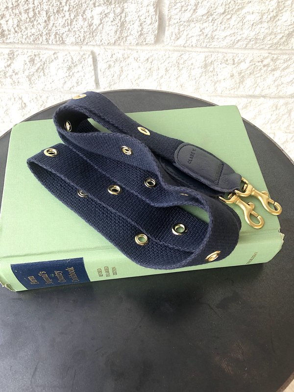 Clare V. Crossbody Strap w/ Grommets - Dark Navy Clare V. Crossbody Strap w/ Grommets - Dark Navy