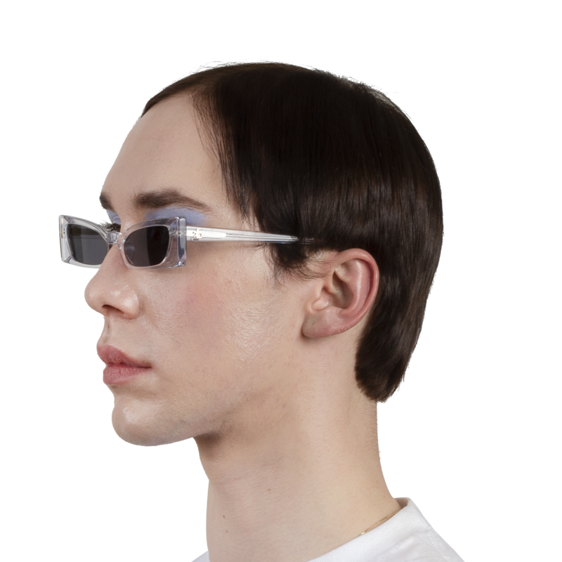ROBERI AND FRAUD Geraldine Sunglasses - clear