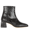 Kalda Marti Embossed Snake Boot - Black - Thumbnail 1