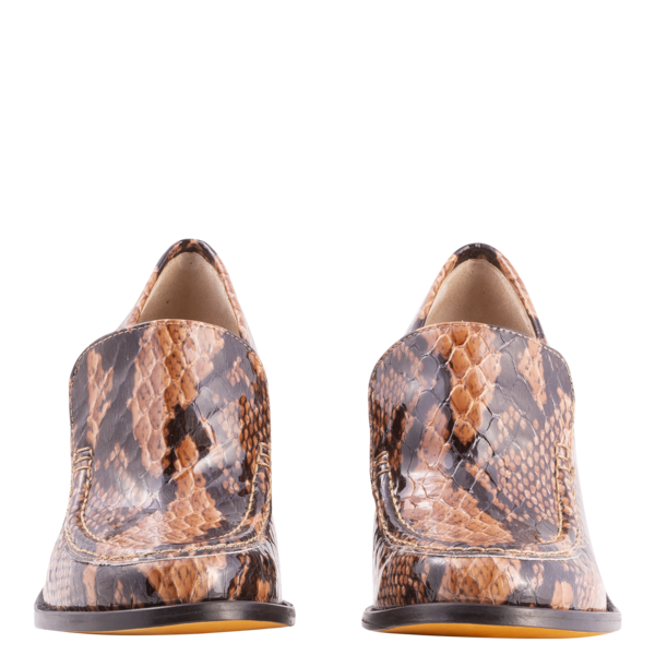 Maryam Nassir Zadeh Nora Loafer - Auburn Snake Maryam Nassir Zadeh Nora Loafer - Auburn Snake
