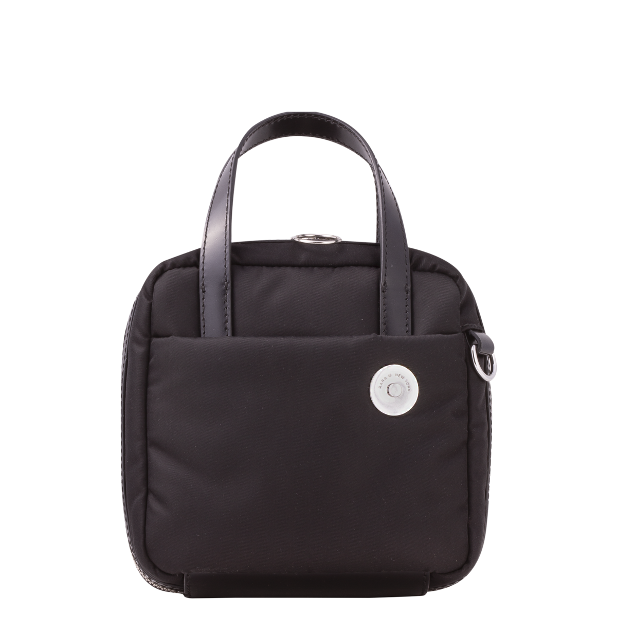 KARA Nylon Brick Bag - Black - Image 2 of 5