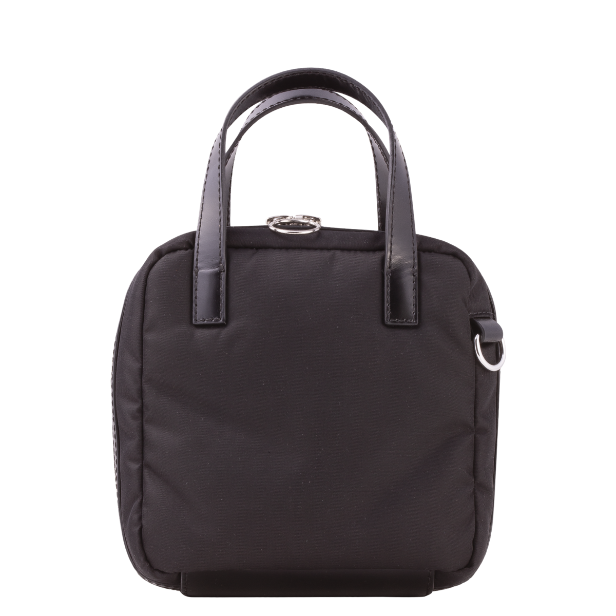 KARA Nylon Brick Bag - Black - Image 3 of 5