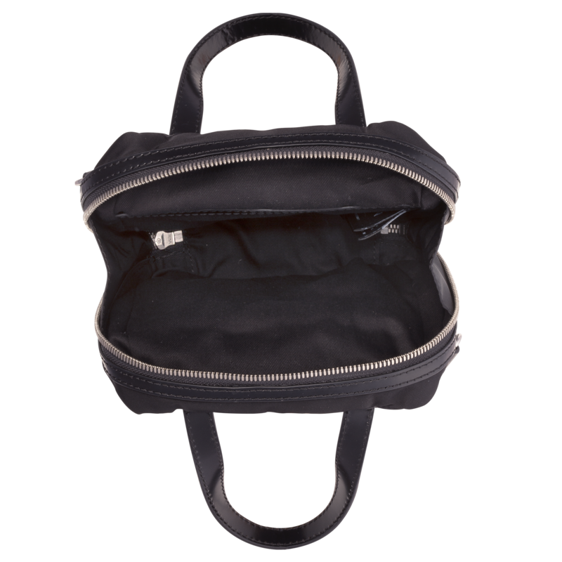 KARA Nylon Brick Bag - Black