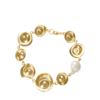 Beaufille Oyster Anklet - Yellow Gold/White Pearl - Thumbnail 4