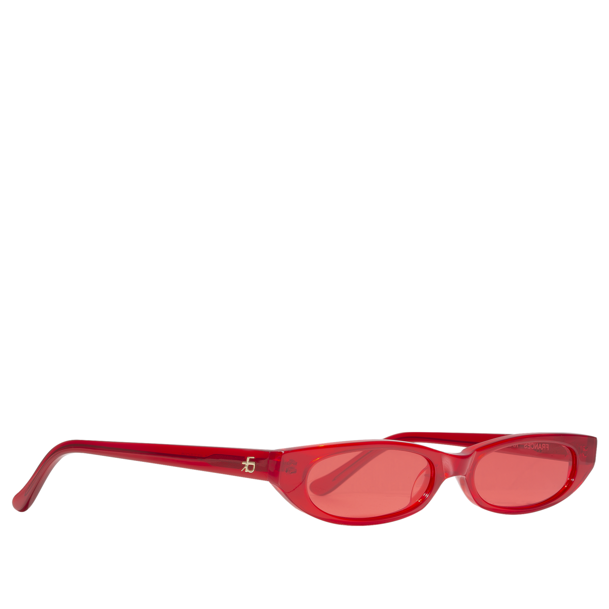 Roberi & Fraud Frances Sunglasses in Red ROBERI AND FRAUD Frances Sunglasses - Red | Garmentory main image 3
