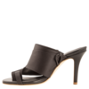 Esteban Cortazar Satin Detail High Heel Sandals - Black - Thumbnail 3