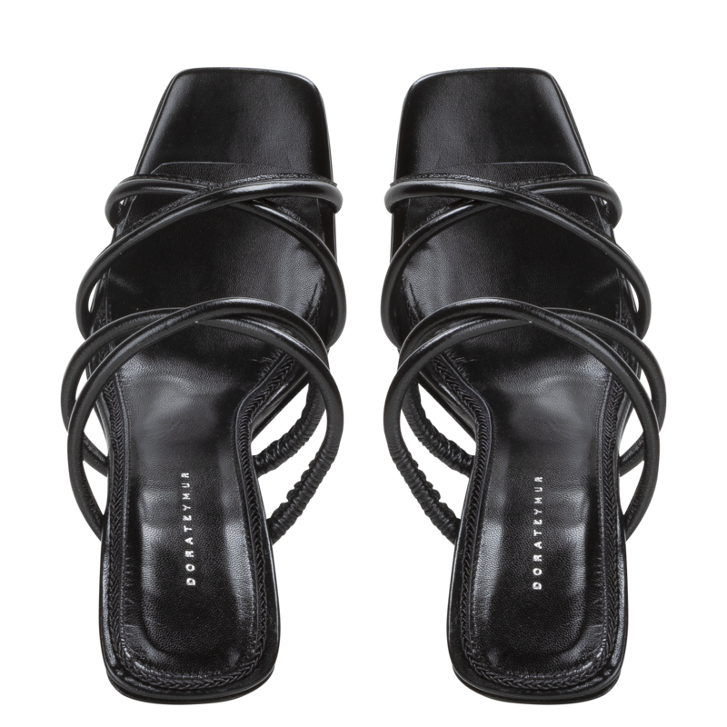 DORATEYMUR Stainless Sandal - Black 
