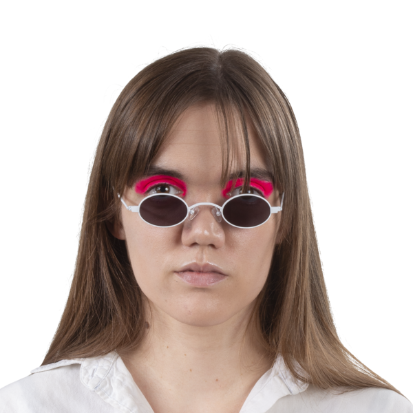 ROBERI AND FRAUD Doris Sunglasses - White | Garmentory display picture 1