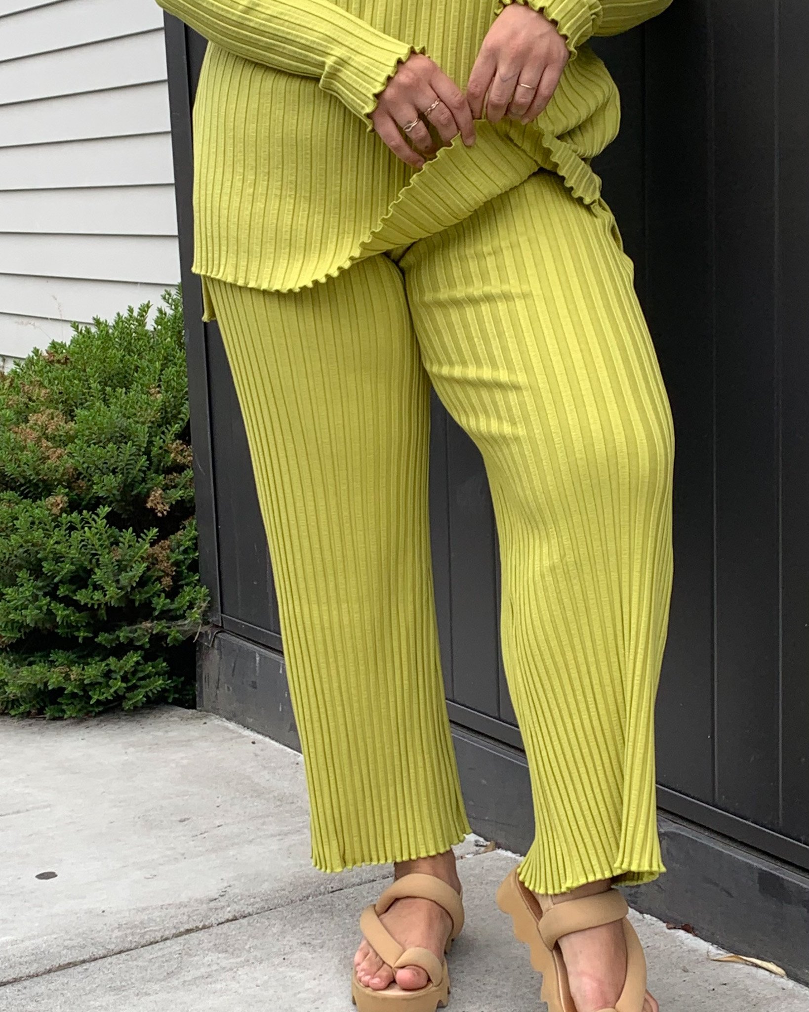Simon Miller Rib Alder Pant - Kiwi 