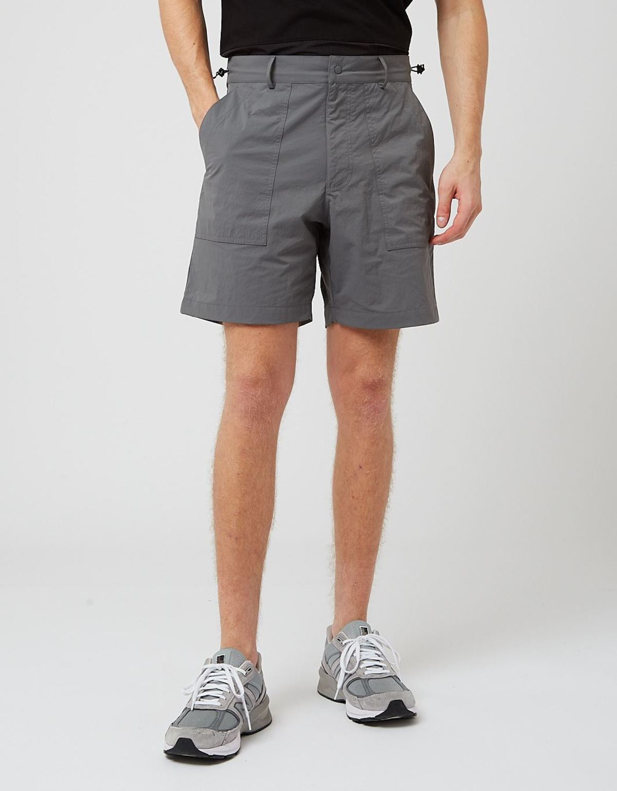 [ UNIFORM BRIDGE]★韓国大人気★cotton fatigue shorts cotton fatigue shorts beige - UNIFORM BRIDGE