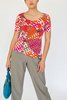 Vintage Emilio Pucci Abstract Print Top - Thumbnail 3