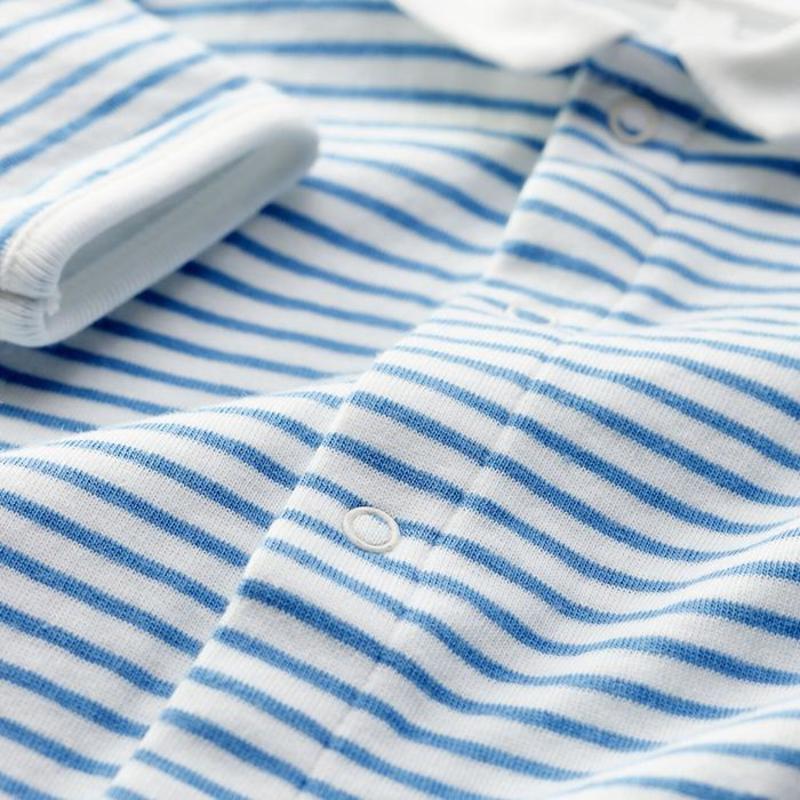 kids Petit Bateau Baby Tampico Pyjamas - Blue 