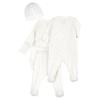 kids Petit Bateau Baby Tozza Sketch Star Print Five Piece Set - White  - Thumbnail 2
