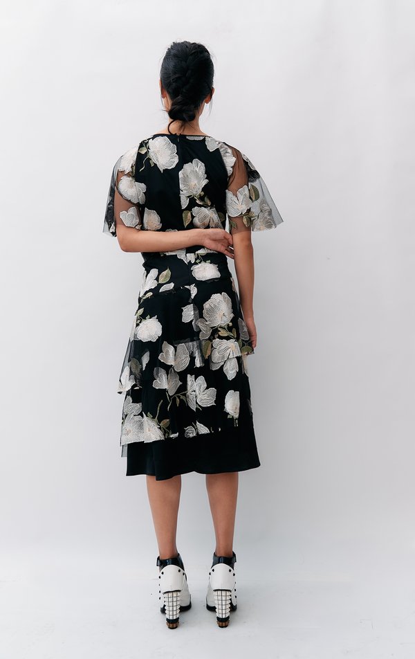 tahari embroidered dress Elie Tahari main image 1