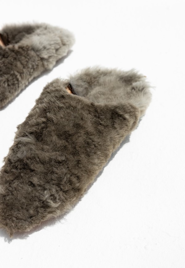BRONZE AGE DALIA SLIDES - GREY BRONZE AGE DALIA SLIDES - GREY