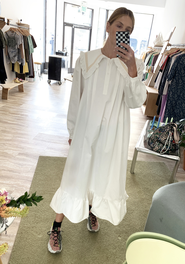 Blanca Laurel Dress - White 