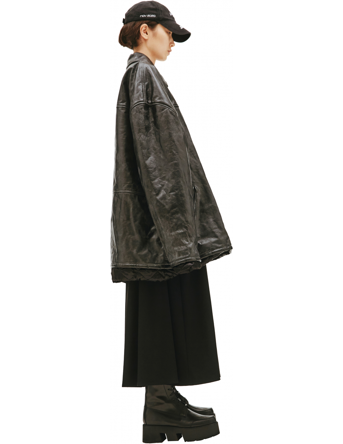 balenciaga leather jacket