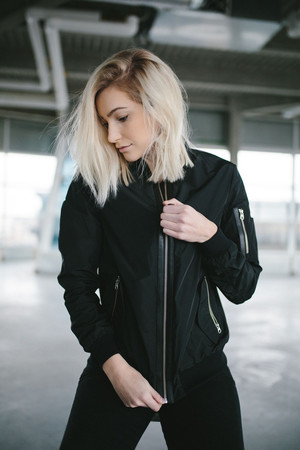 mackage leather jacket womens