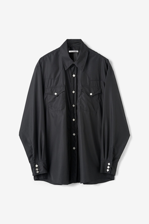 Our Legacy Ranch Shirt - Black Dull Luster | Garmentory