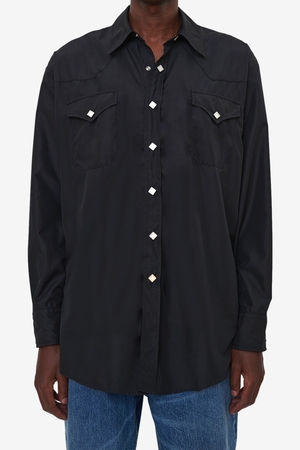 RRR　未使用　Our Legacy Ranch Shirt Our Legacy Ranch Shirt - Black Dull Luster | Garmentory