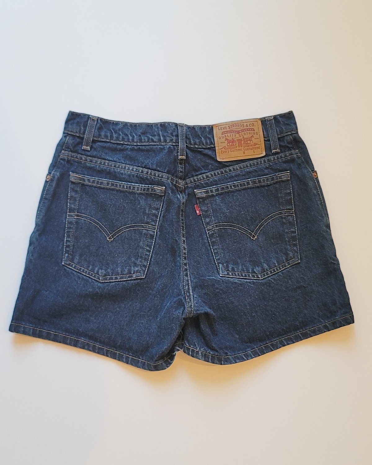 Vintage Levis Shorts Dark Wash Garmentory
