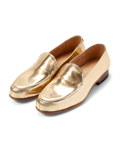 DIEPPA RESTREPO GOLD METALLIC SERGE LOAFER DIEPPA RESTREPO GOLD METALLIC SERGE LOAFER