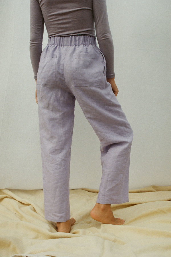 Mimi Holvast Scrunchie Pants - Lilac