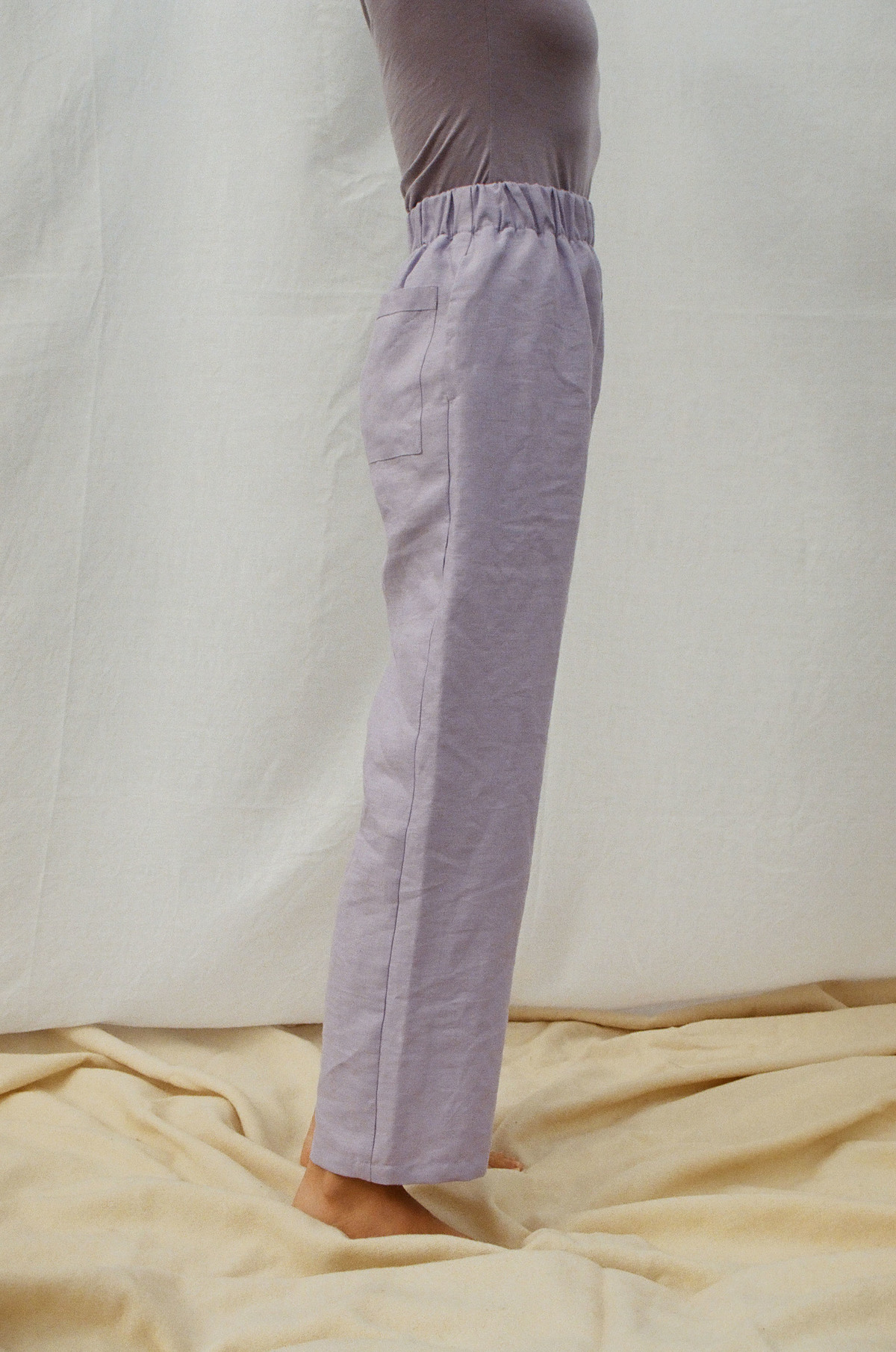 Mimi Holvast Scrunchie Pants - Lilac - Image 5 of 5
