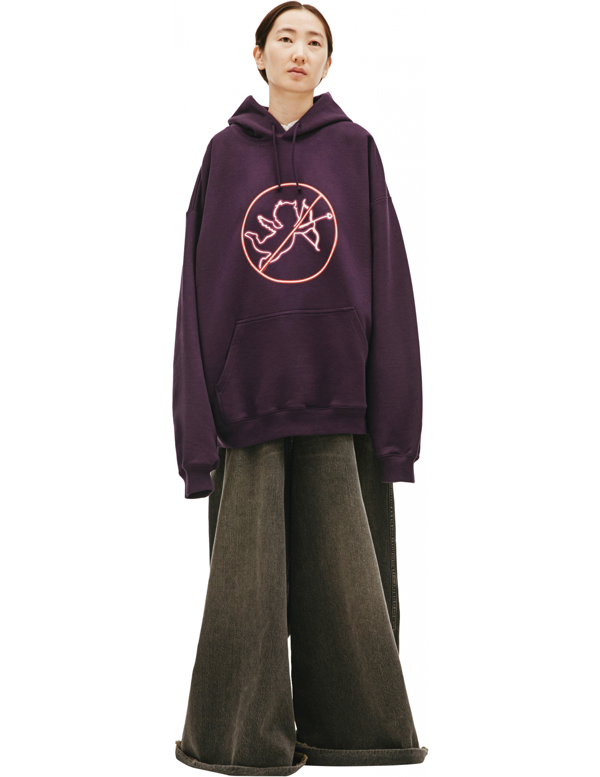 VETEMENTS 'No Time For Romance' Printed Hoodie | Garmentory