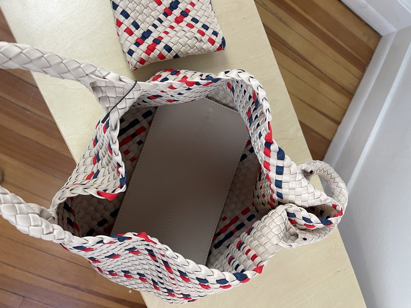 Naghedi Woven St. Barths Tote Bag