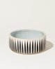MQuan Dog Bowl - Black Stripes - Thumbnail 1