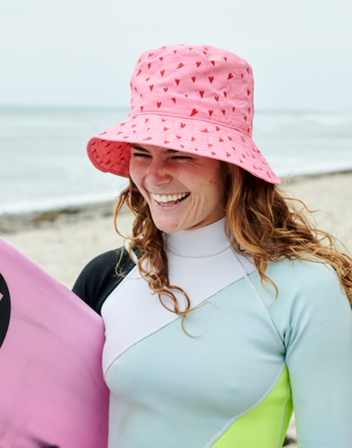Cynthia Rowley Floral Nylon Bucket Hat Cynthia Rowley Floral Nylon Bucket Hat main image 2
