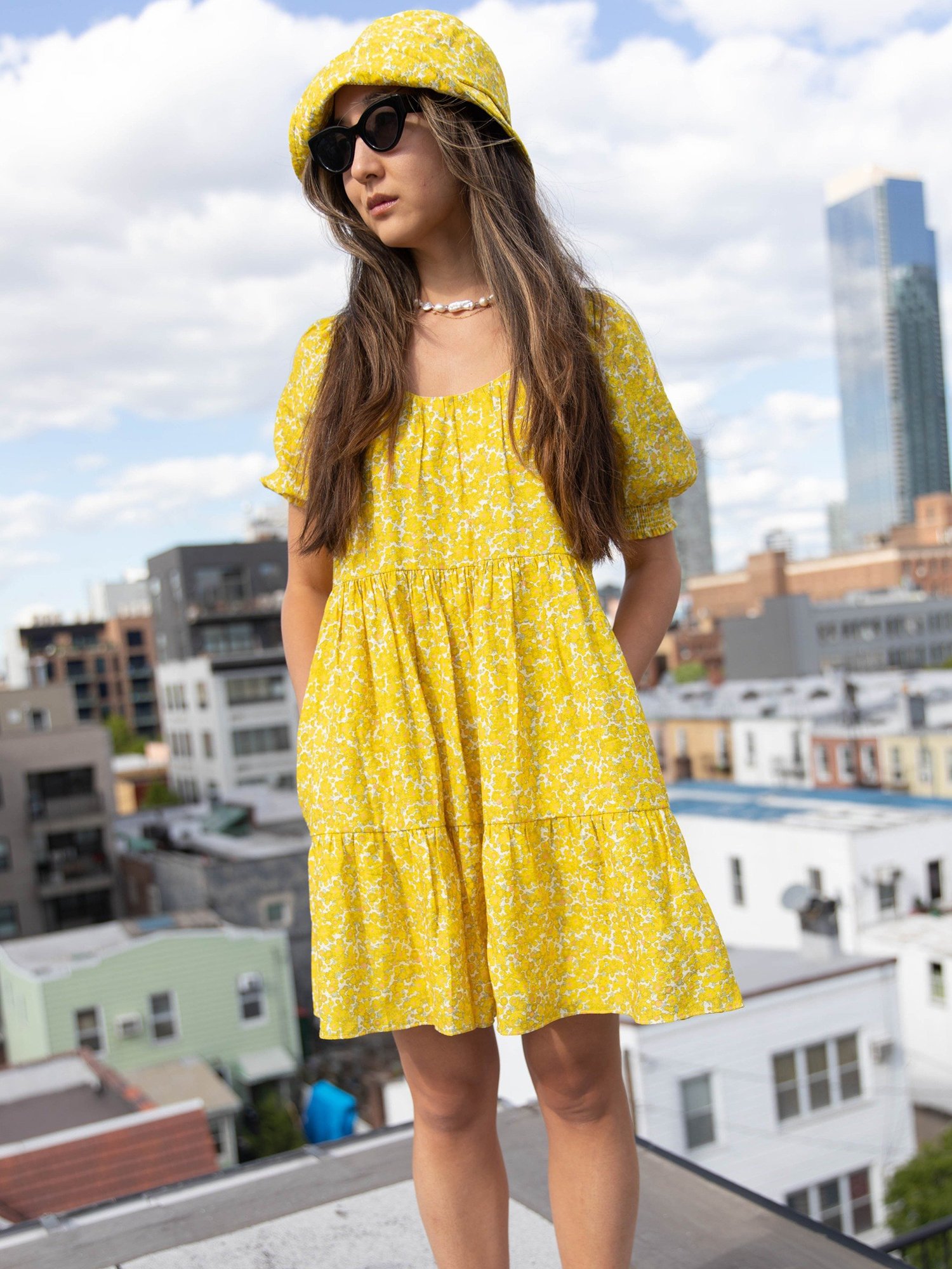 Find Me Now Beckett Mini Dress - YELLOW