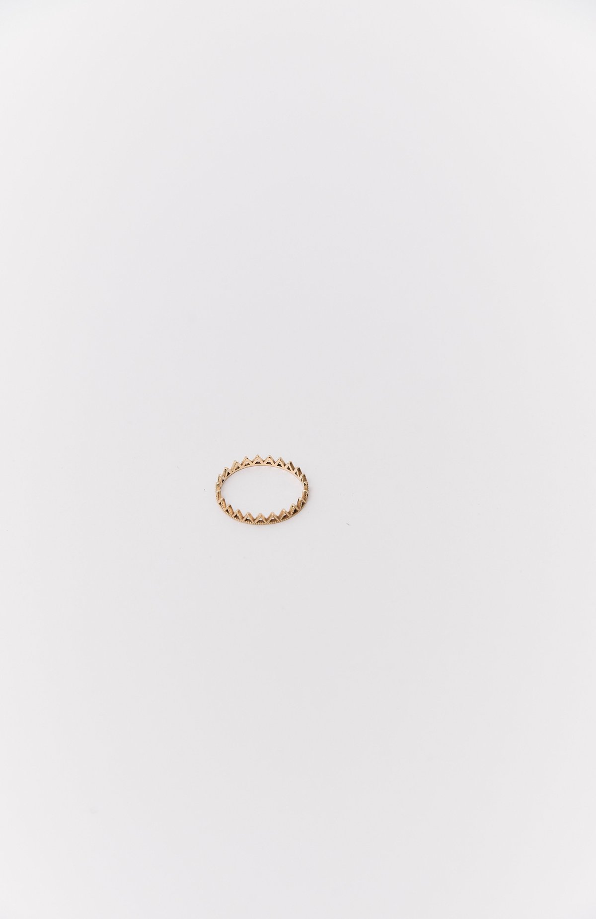 pre-loved Grace Lee Mini Crown Ring - Gold  - Image 1 of 1