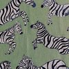 Olivia Wendel Zebras Blanket - Green - Thumbnail 3