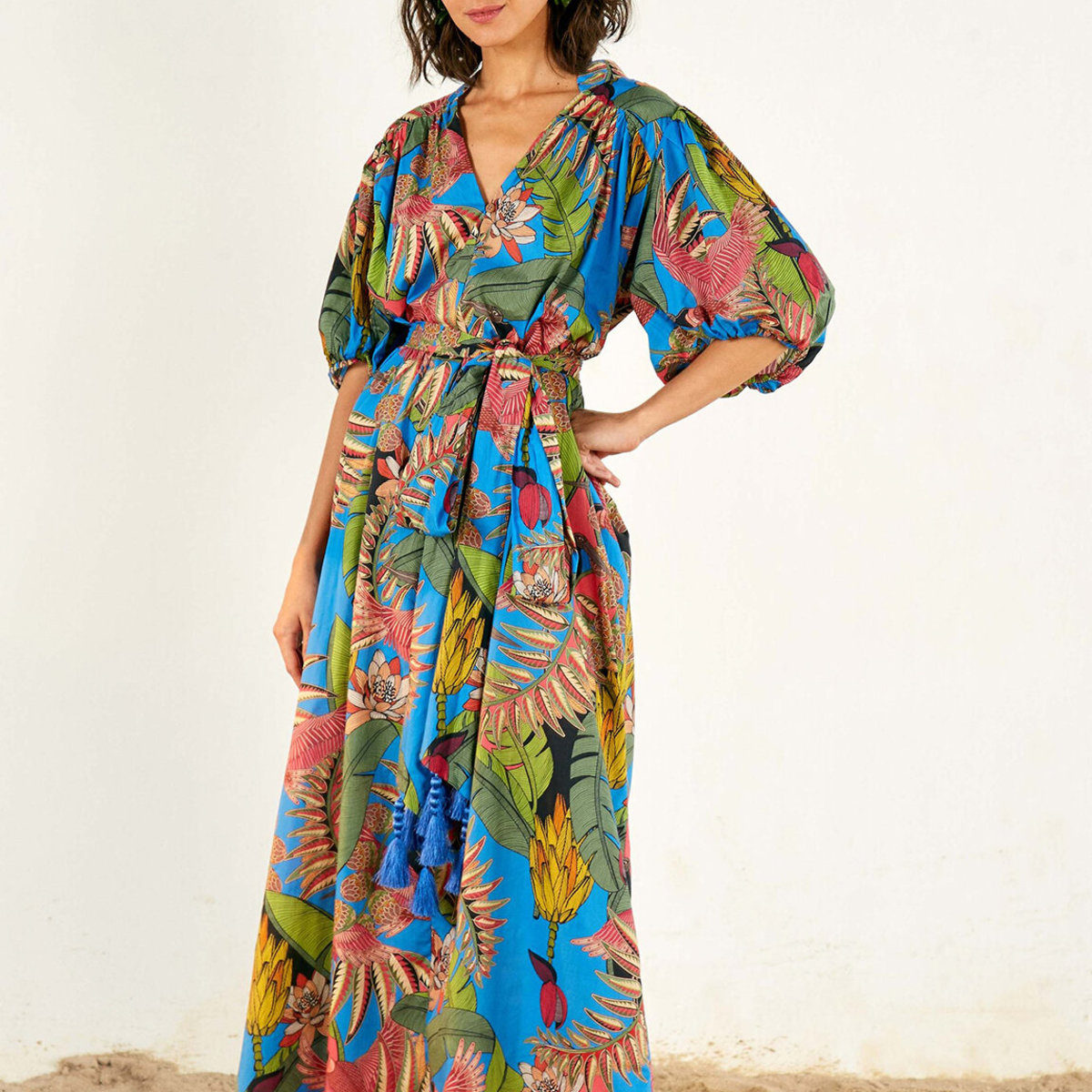 Farm Rio Totally Tuiuiu Maxi Dress | Garmentory