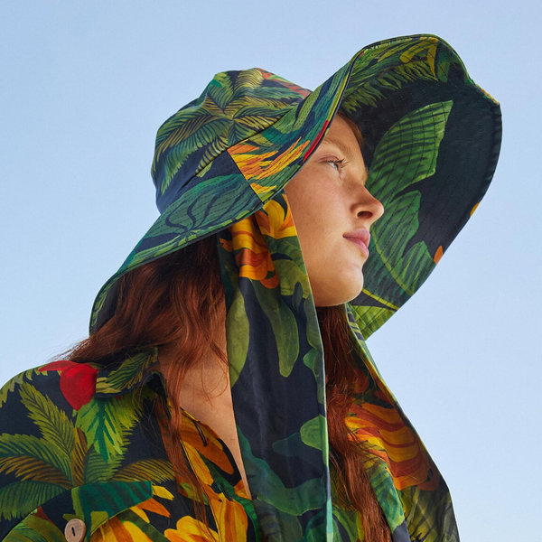 Farm Rio Cocoa Forest Hat | Garmentory display picture 1