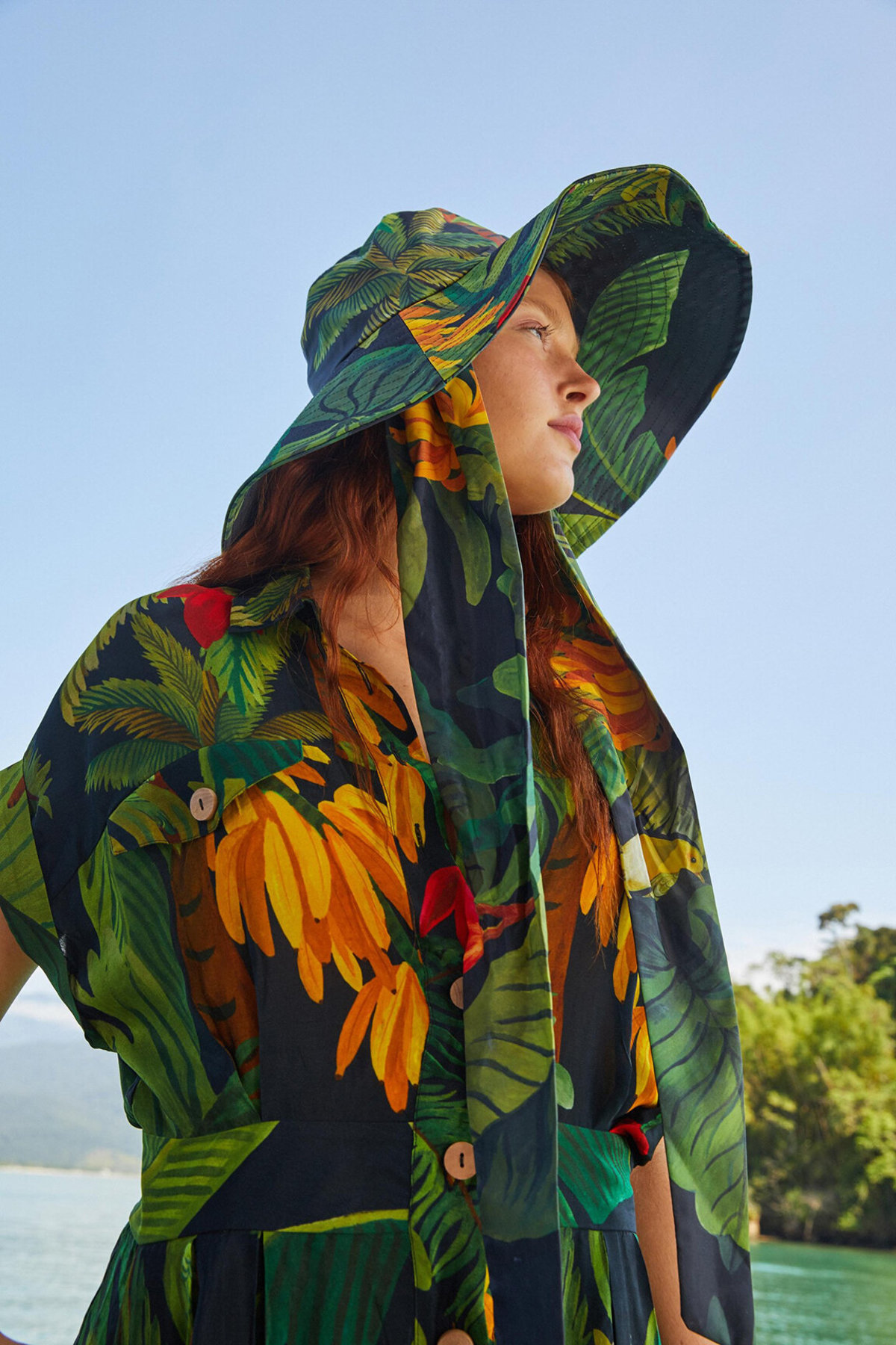Farm Rio Cocoa Forest Hat | Garmentory