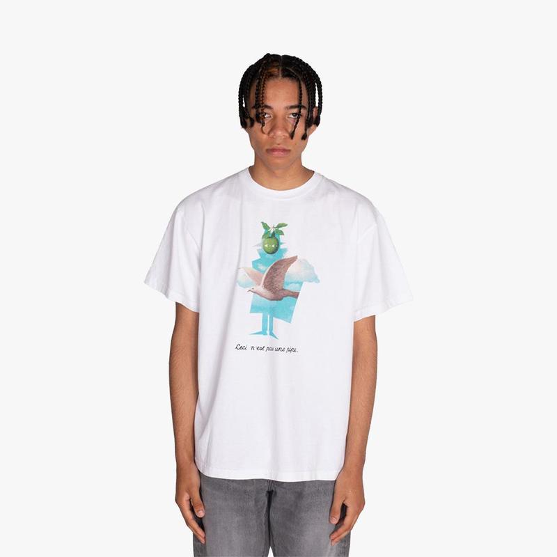 Real Bad Man This Is Not A Pipe Tshirt - White | Garmentory