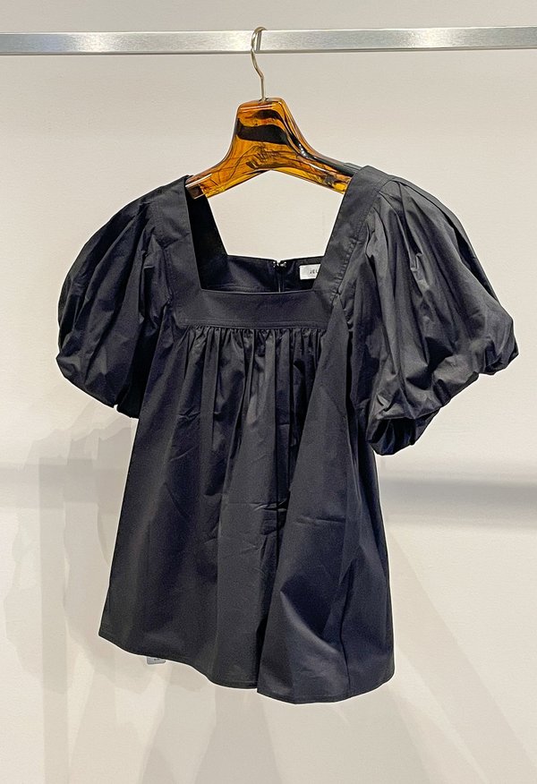 NKC Puff Sleeve Blouse Black Garmentory