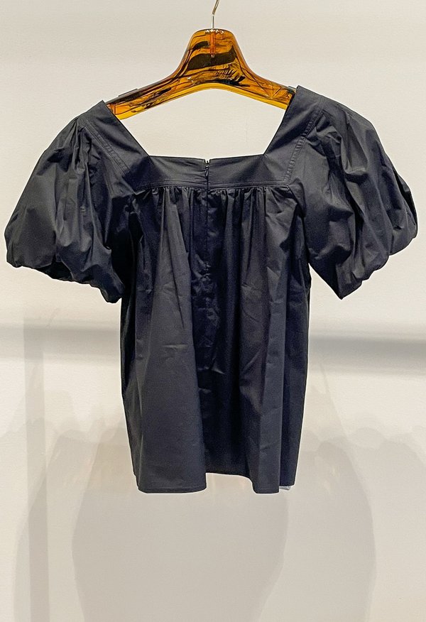 NKC Puff Sleeve Blouse Black Garmentory