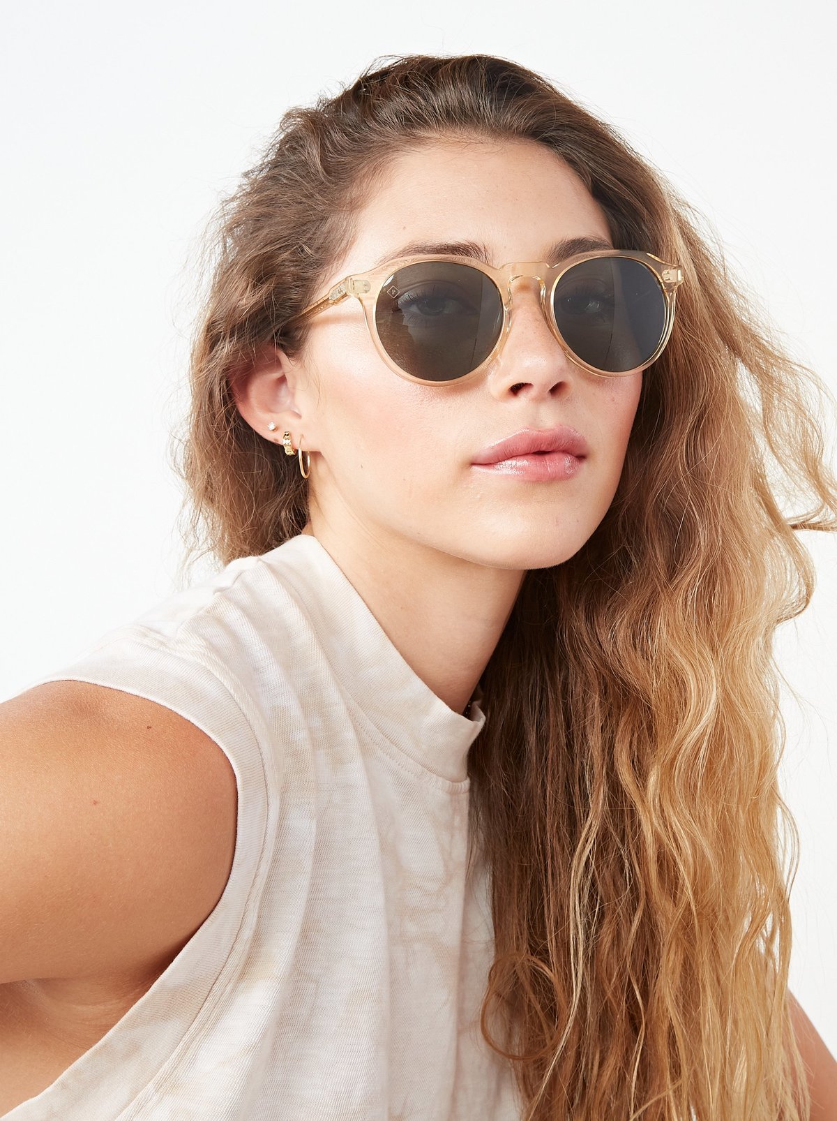 RAEN Remmy Sunglasses in Champagne Crystal Raen Optics Polarized Sunglasses Raen Remmy Champagne Raen  main image 3