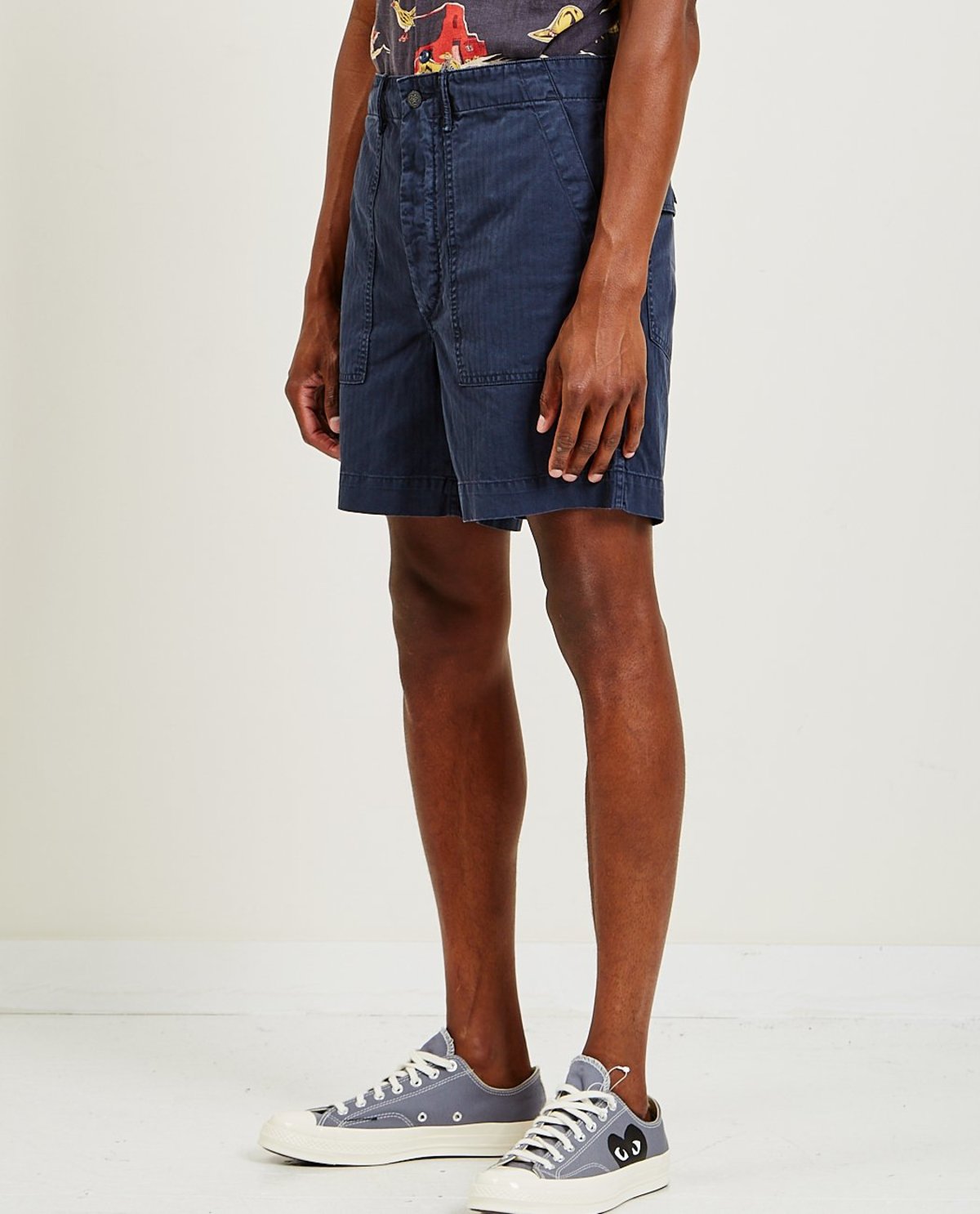 RRL Herringbone Field Short - NAVY | Garmentory