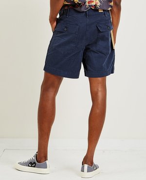 RRL Herringbone Field Short - NAVY | Garmentory