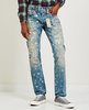 RRL Slim Fit Distressed Selvedge Jeans - Light - Thumbnail 1
